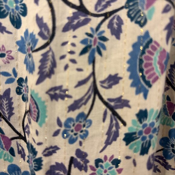 Spell and the Gypsy collective dress mini blue paisley print size small - Picture 5 of 6